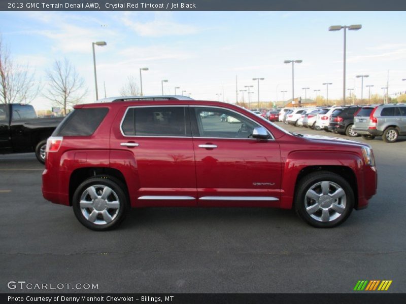 Crystal Red Tintcoat / Jet Black 2013 GMC Terrain Denali AWD