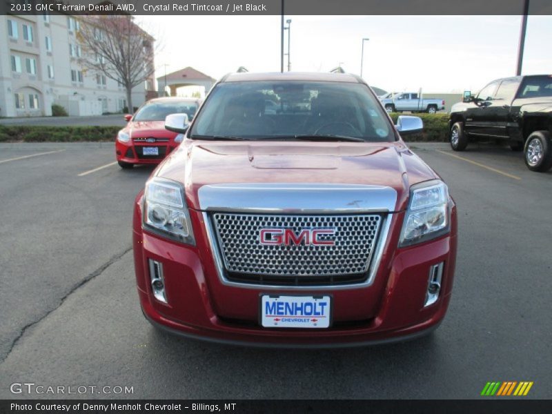 Crystal Red Tintcoat / Jet Black 2013 GMC Terrain Denali AWD