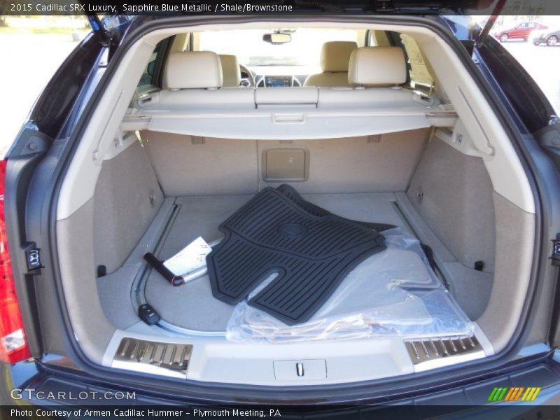 Sapphire Blue Metallic / Shale/Brownstone 2015 Cadillac SRX Luxury