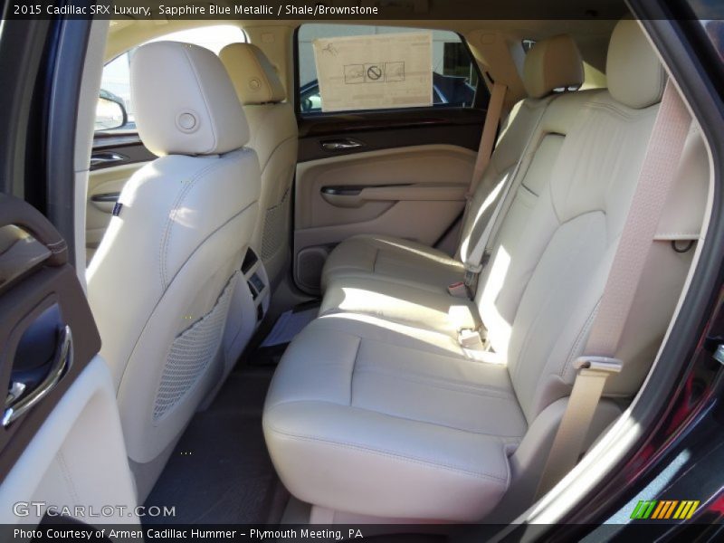 Sapphire Blue Metallic / Shale/Brownstone 2015 Cadillac SRX Luxury