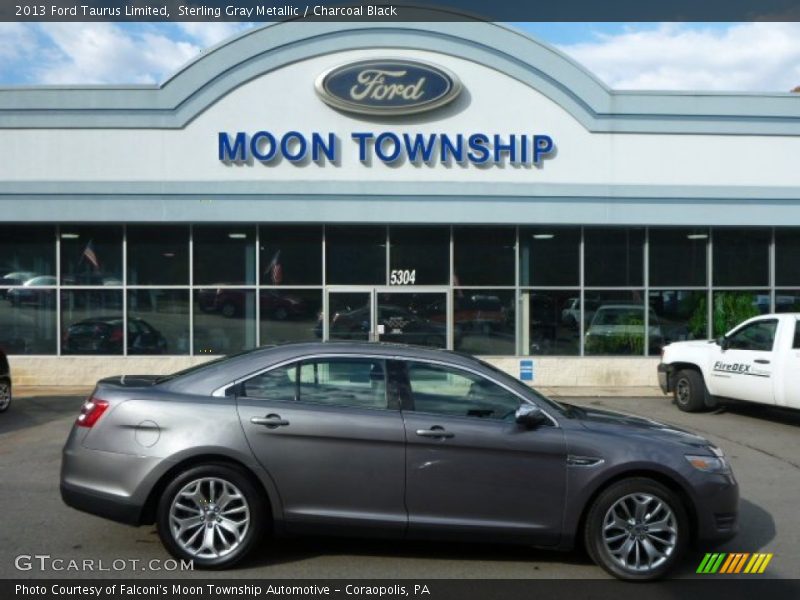 Sterling Gray Metallic / Charcoal Black 2013 Ford Taurus Limited
