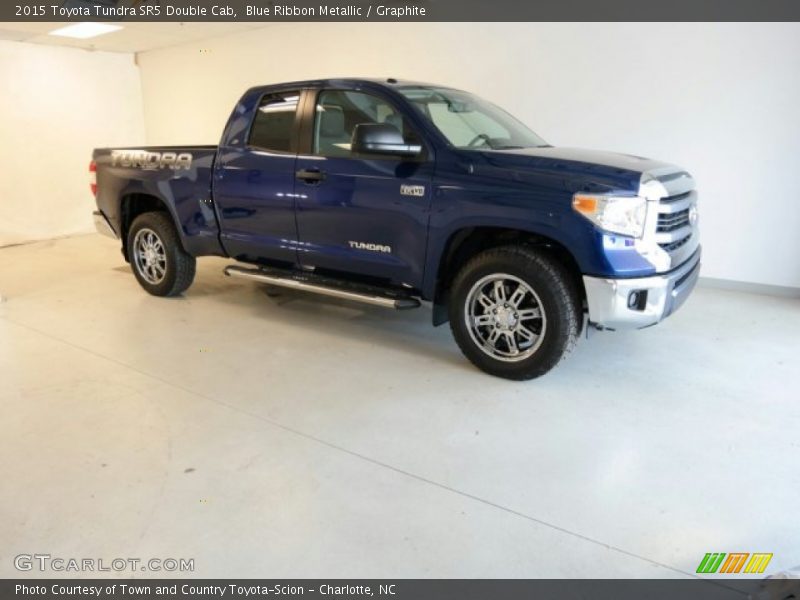 Blue Ribbon Metallic / Graphite 2015 Toyota Tundra SR5 Double Cab