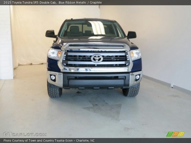 Blue Ribbon Metallic / Graphite 2015 Toyota Tundra SR5 Double Cab