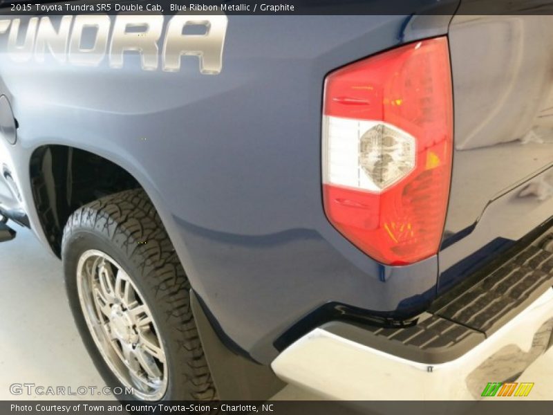 Blue Ribbon Metallic / Graphite 2015 Toyota Tundra SR5 Double Cab