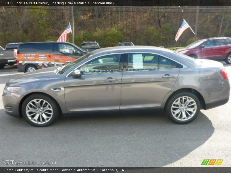 Sterling Gray Metallic / Charcoal Black 2013 Ford Taurus Limited