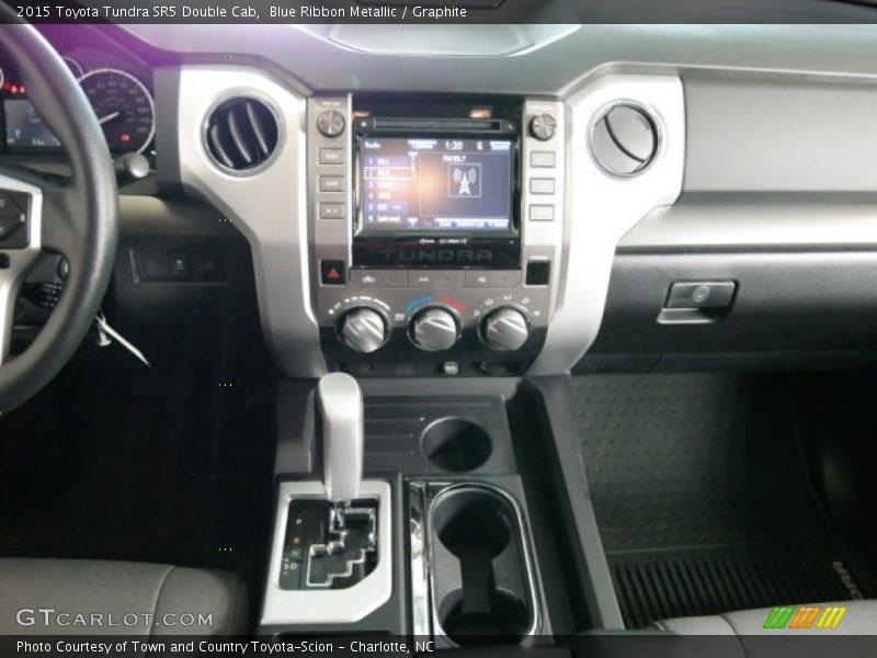 Blue Ribbon Metallic / Graphite 2015 Toyota Tundra SR5 Double Cab