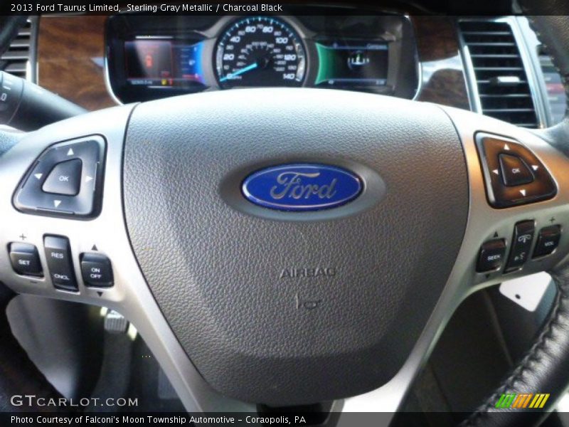 Sterling Gray Metallic / Charcoal Black 2013 Ford Taurus Limited