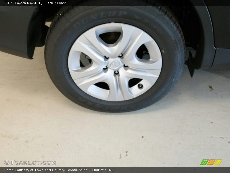 Black / Black 2015 Toyota RAV4 LE