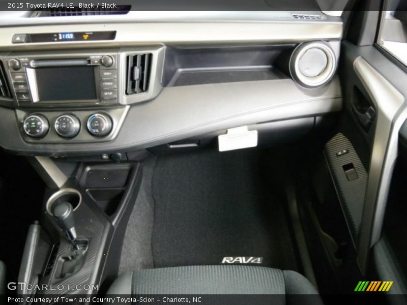 Black / Black 2015 Toyota RAV4 LE