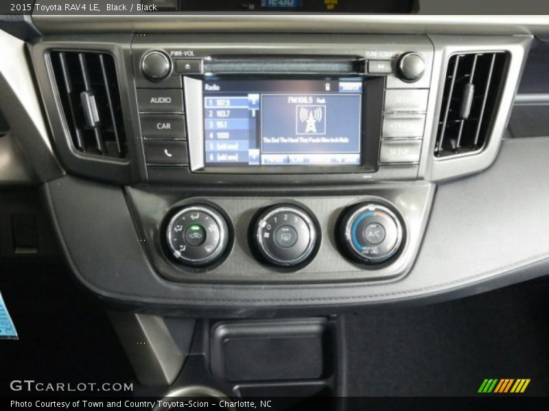 Black / Black 2015 Toyota RAV4 LE