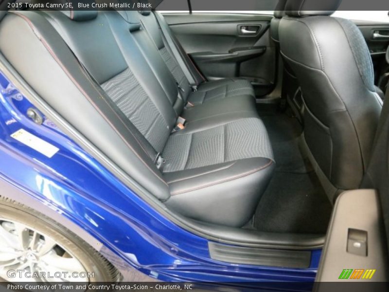 Blue Crush Metallic / Black 2015 Toyota Camry SE