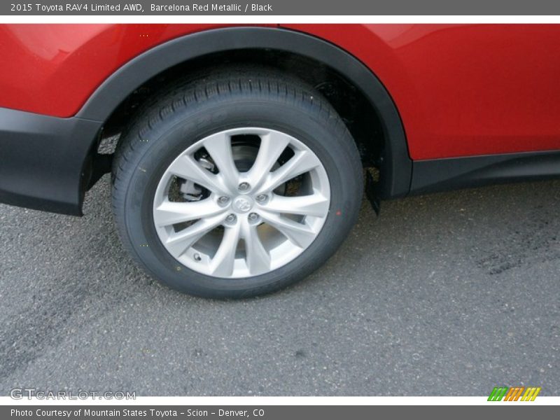 Barcelona Red Metallic / Black 2015 Toyota RAV4 Limited AWD