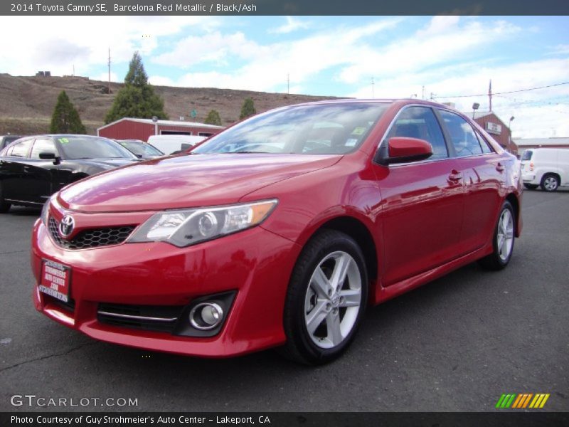 Barcelona Red Metallic / Black/Ash 2014 Toyota Camry SE