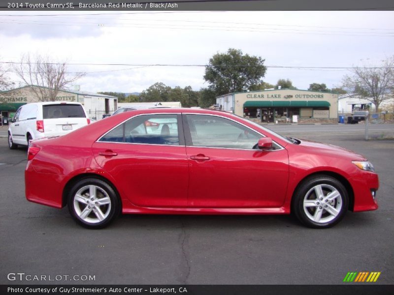 Barcelona Red Metallic / Black/Ash 2014 Toyota Camry SE