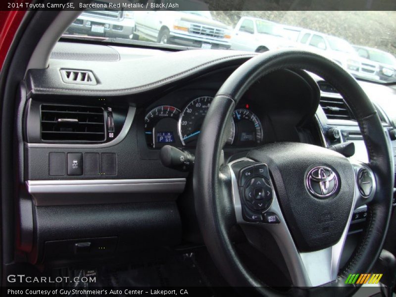 Barcelona Red Metallic / Black/Ash 2014 Toyota Camry SE