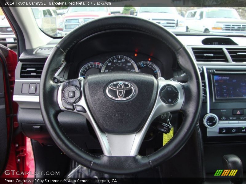 Barcelona Red Metallic / Black/Ash 2014 Toyota Camry SE
