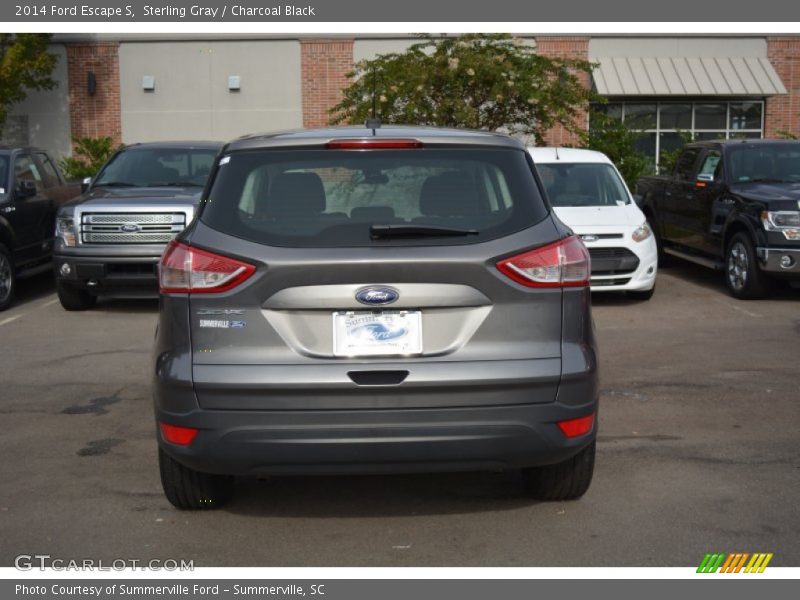 Sterling Gray / Charcoal Black 2014 Ford Escape S