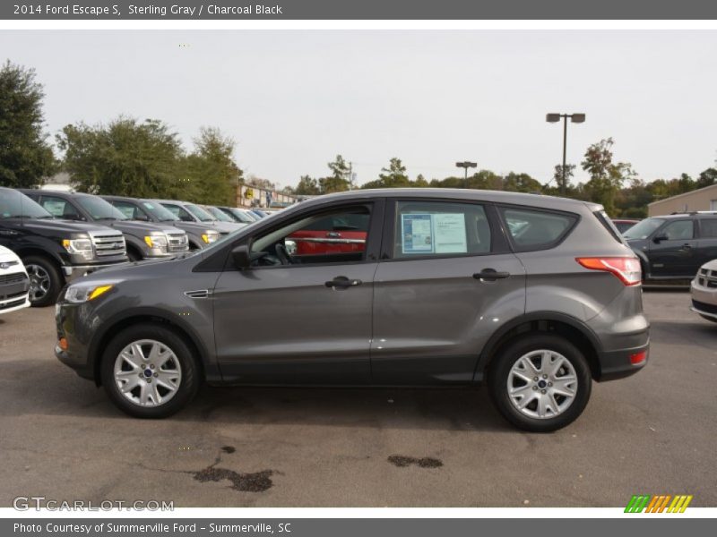 Sterling Gray / Charcoal Black 2014 Ford Escape S