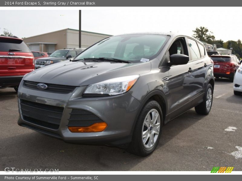 Sterling Gray / Charcoal Black 2014 Ford Escape S