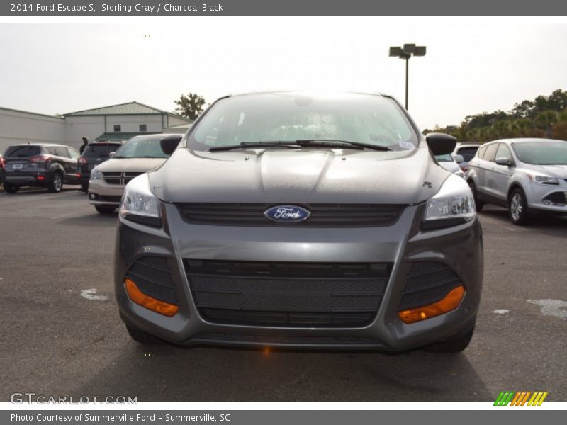 Sterling Gray / Charcoal Black 2014 Ford Escape S