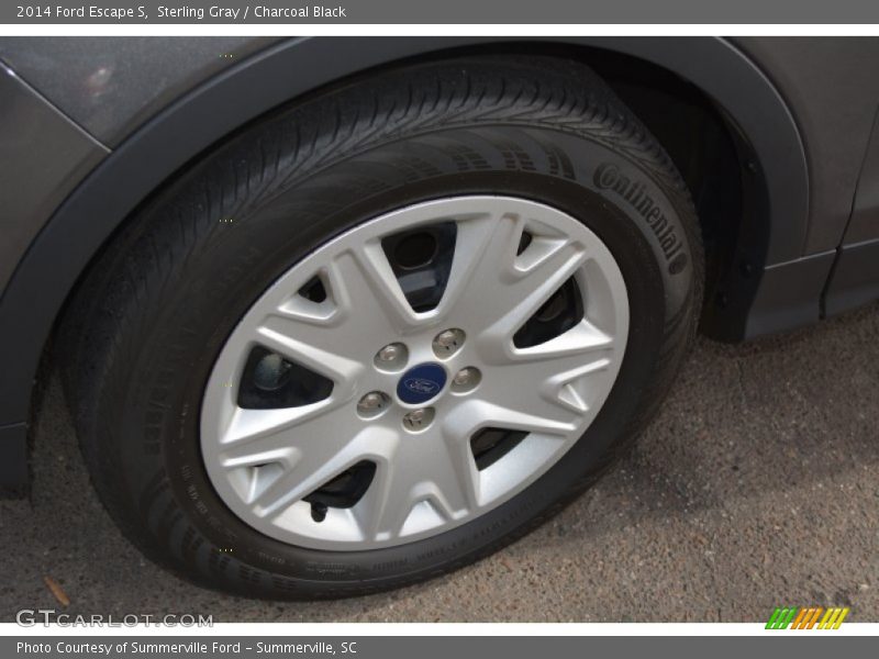 Sterling Gray / Charcoal Black 2014 Ford Escape S