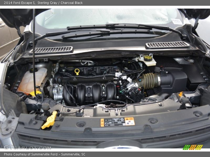 Sterling Gray / Charcoal Black 2014 Ford Escape S