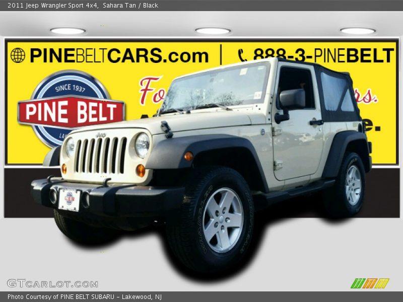 Sahara Tan / Black 2011 Jeep Wrangler Sport 4x4