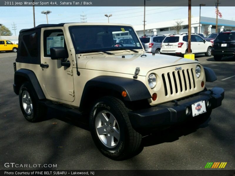 Sahara Tan / Black 2011 Jeep Wrangler Sport 4x4