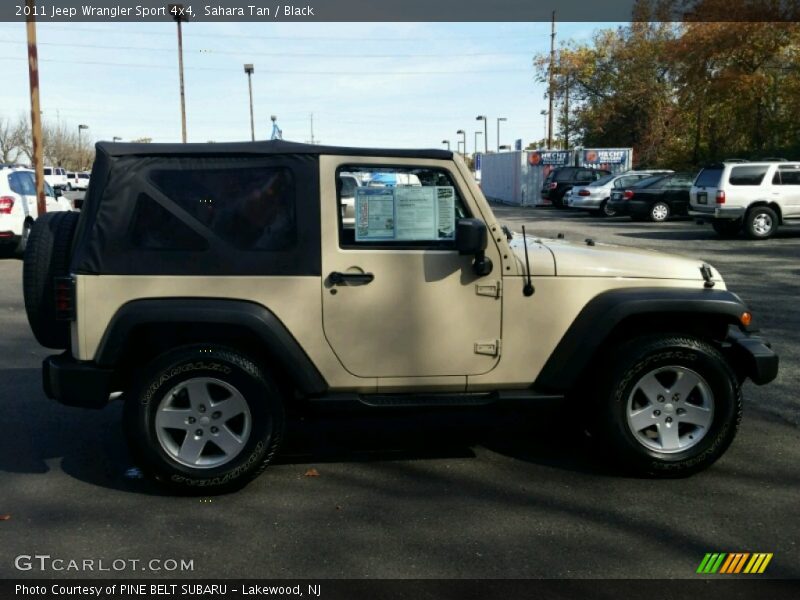 Sahara Tan / Black 2011 Jeep Wrangler Sport 4x4