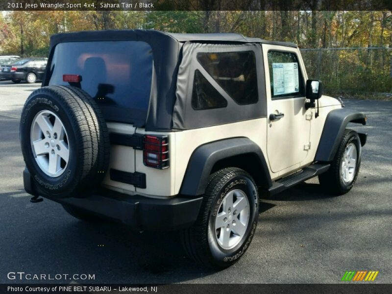 Sahara Tan / Black 2011 Jeep Wrangler Sport 4x4