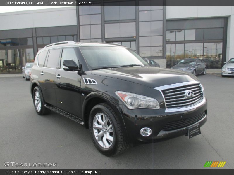 Black Obsidian / Graphite 2014 Infiniti QX80 AWD