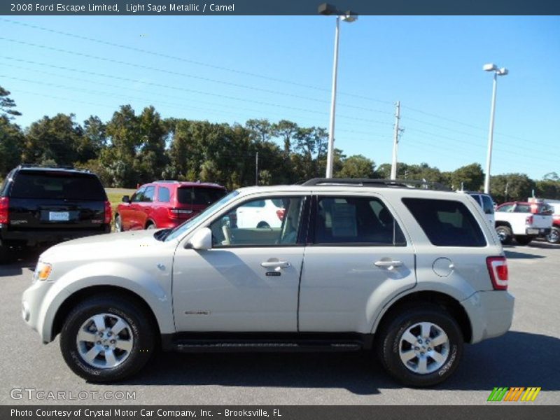 Light Sage Metallic / Camel 2008 Ford Escape Limited
