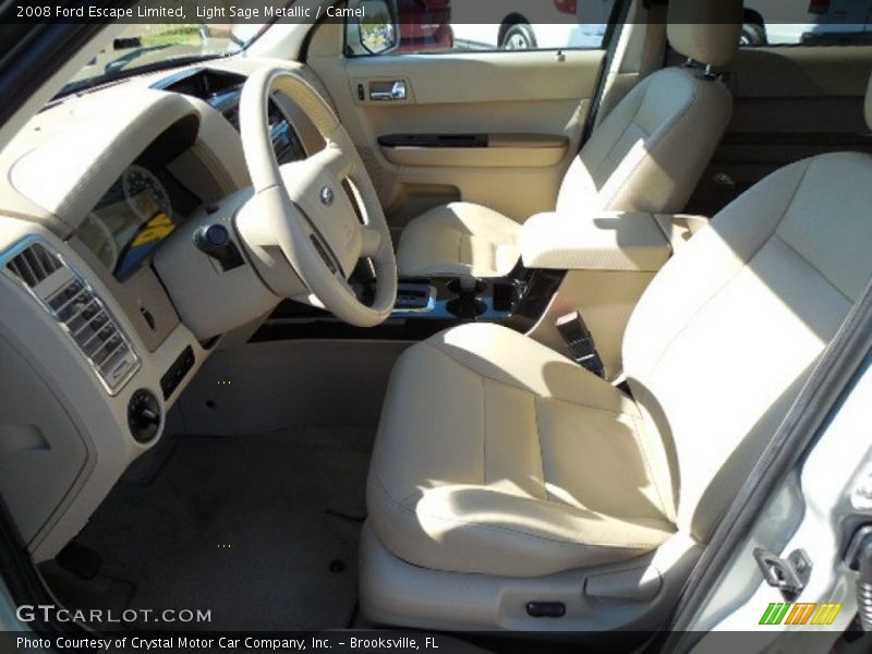Light Sage Metallic / Camel 2008 Ford Escape Limited