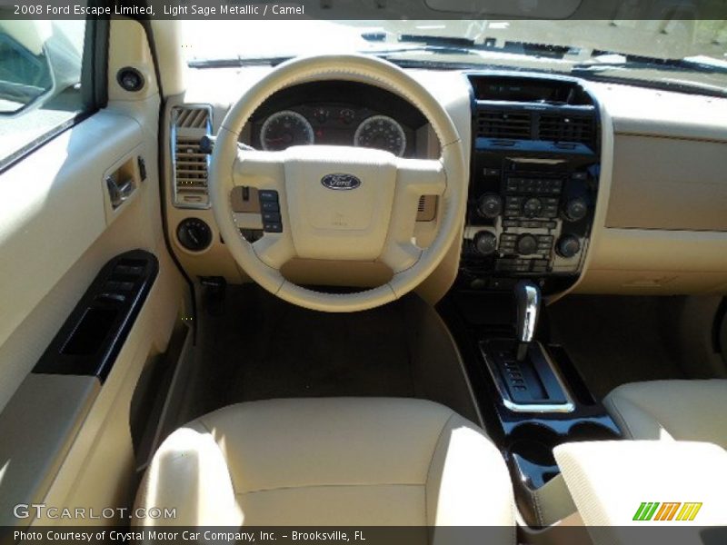 Light Sage Metallic / Camel 2008 Ford Escape Limited