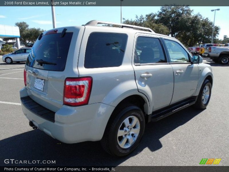 Light Sage Metallic / Camel 2008 Ford Escape Limited