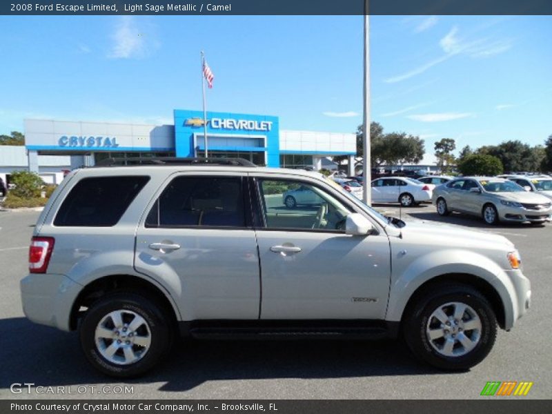 Light Sage Metallic / Camel 2008 Ford Escape Limited