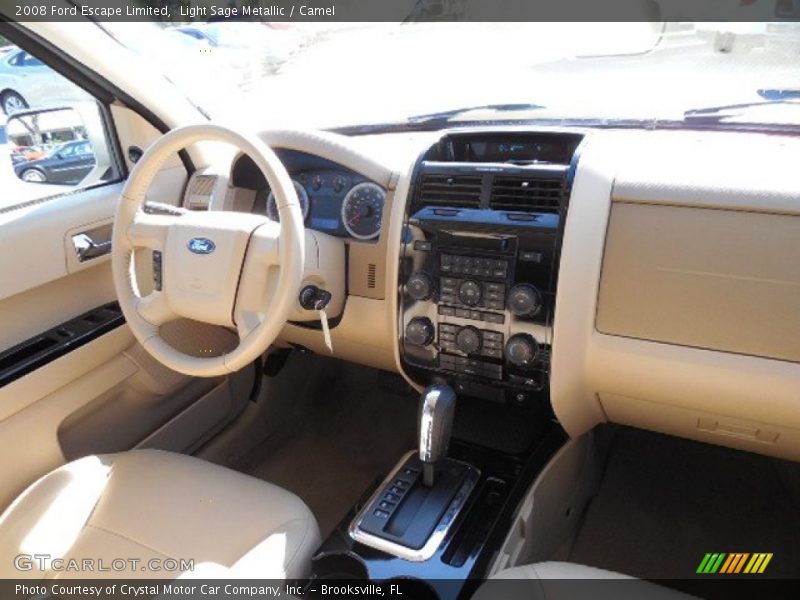 Light Sage Metallic / Camel 2008 Ford Escape Limited