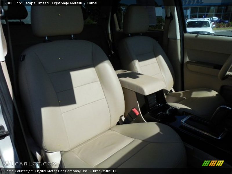 Light Sage Metallic / Camel 2008 Ford Escape Limited