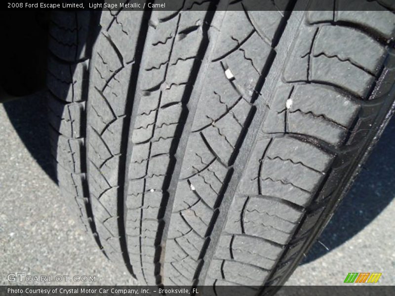 Light Sage Metallic / Camel 2008 Ford Escape Limited