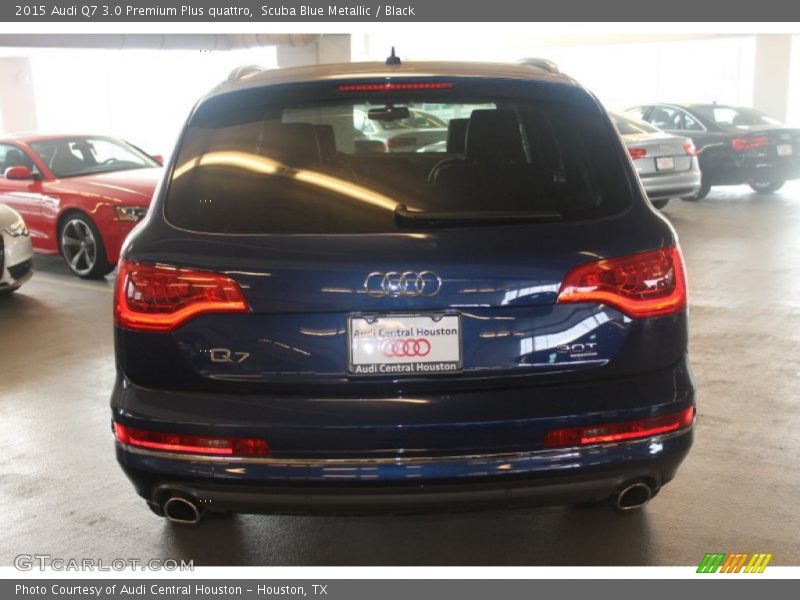 Scuba Blue Metallic / Black 2015 Audi Q7 3.0 Premium Plus quattro