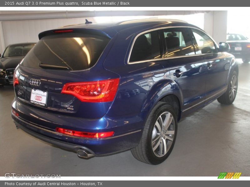 Scuba Blue Metallic / Black 2015 Audi Q7 3.0 Premium Plus quattro