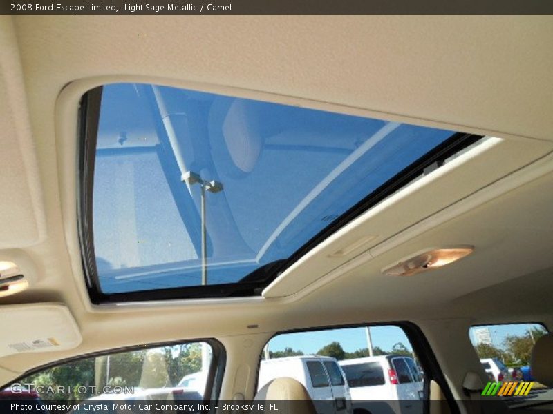 Light Sage Metallic / Camel 2008 Ford Escape Limited