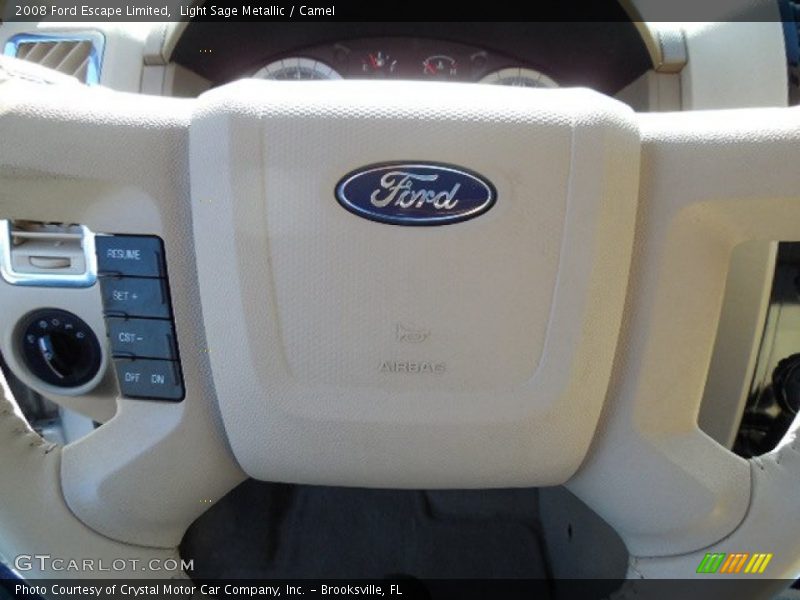 Light Sage Metallic / Camel 2008 Ford Escape Limited