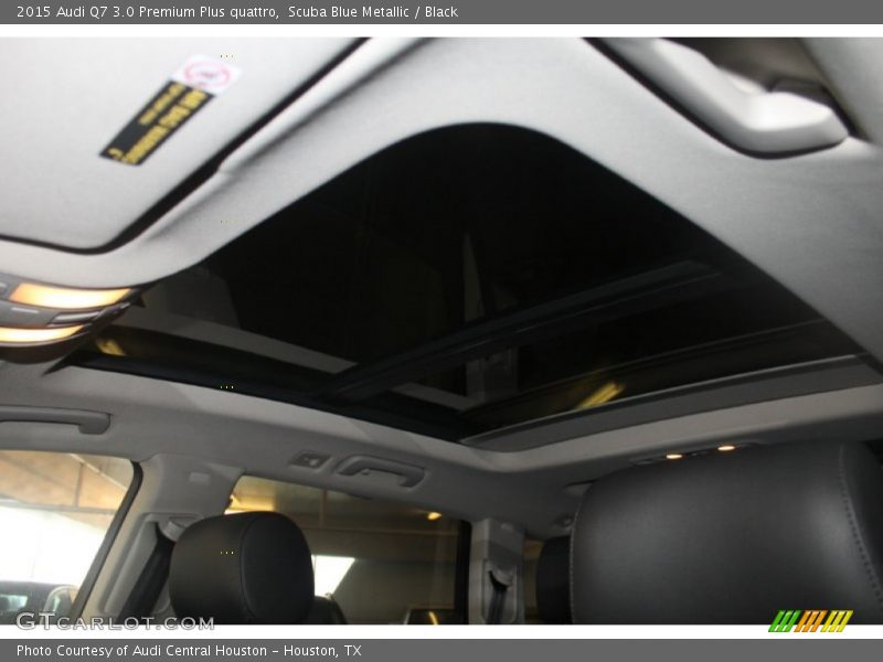 Scuba Blue Metallic / Black 2015 Audi Q7 3.0 Premium Plus quattro
