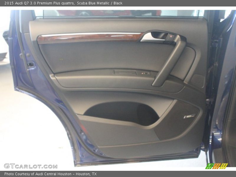 Scuba Blue Metallic / Black 2015 Audi Q7 3.0 Premium Plus quattro