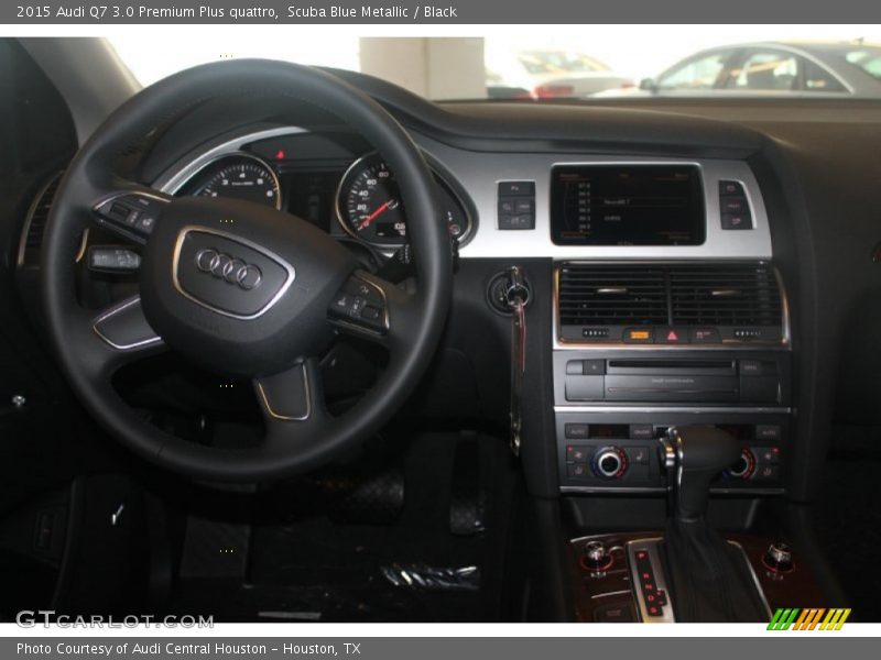 Scuba Blue Metallic / Black 2015 Audi Q7 3.0 Premium Plus quattro