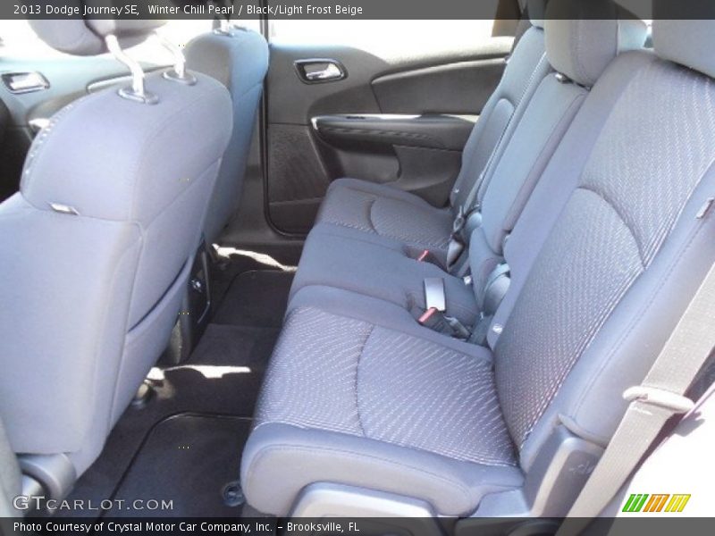 Winter Chill Pearl / Black/Light Frost Beige 2013 Dodge Journey SE