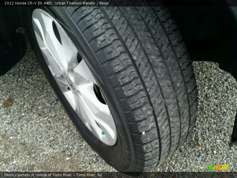 Urban Titanium Metallic / Beige 2012 Honda CR-V EX 4WD