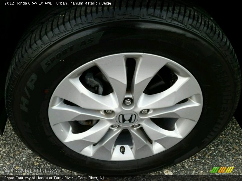 Urban Titanium Metallic / Beige 2012 Honda CR-V EX 4WD