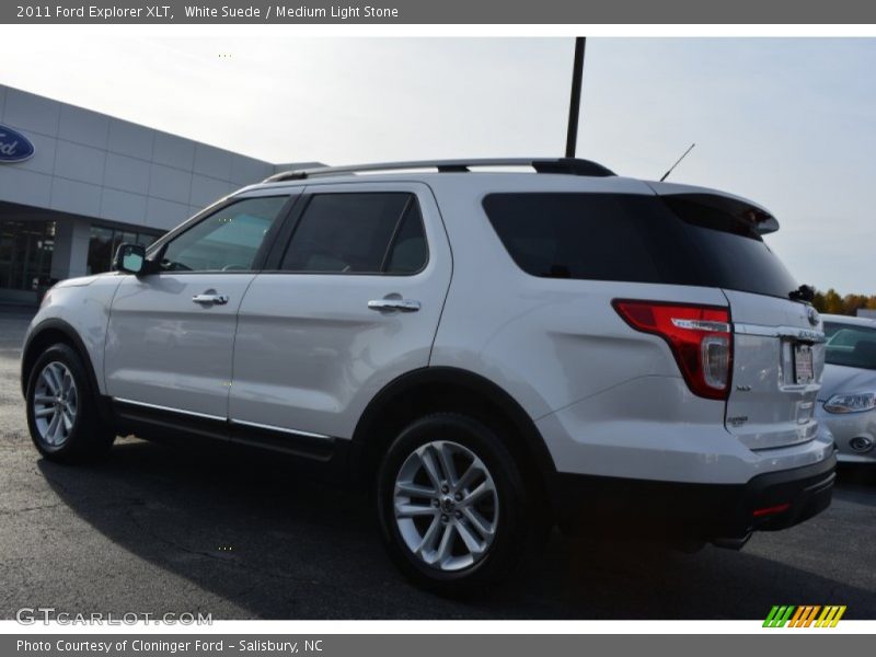 White Suede / Medium Light Stone 2011 Ford Explorer XLT